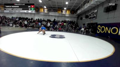 170 lbs Cons. Round 2 - Sydney Lostaunau, Bishop Amat vs Kayla Vasquez, Centennial (Corona)