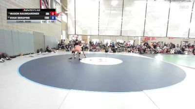 150 lbs Cons. Semi - Mason Baumgardner, Sublime Wrestling Academy vs Evan Serafine, Fighting Squirrels Wrestling Club