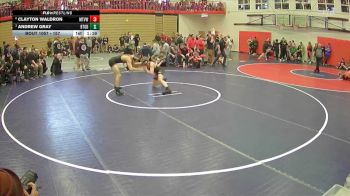 157 lbs Quarterfinal - Andrew Gray, Battle Ground vs Clayton Waldron, Mountain View