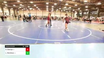 160 lbs Consi Of 16 #2 - Aydan George, OH vs Luis Mendoza, WA