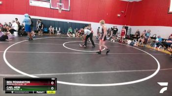 152 lbs Round 1 (6 Team) - Cael Hein, Kansas Silver vs Ben Pennington, Spartan Mat Club