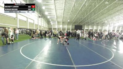85 lbs Cons. Round 4 - Beckett Larsen, American Fork vs Rowan Brown, Wasatch Wrestling Club
