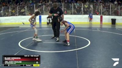 80 lbs Cons. Round 2 - Orlando Ehause, Jr Marauders WC vs Blake Werkema, Grandville WC