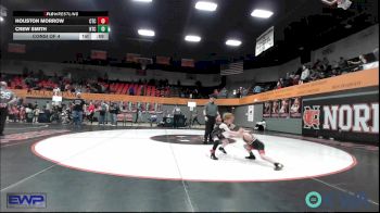 52 lbs Consi Of 4 - Houston Morrow, Comanche Takedown Club vs Crew Smith, Hinton Takedown Club