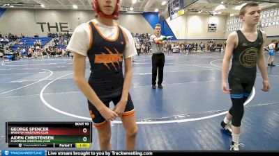 103 lbs Cons. Round 3 - Aiden Christensen, Champions Wrestling Club vs George Spencer, Brighton Wrestling Club