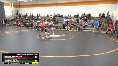 J-13 lbs Round 3 - Ivan Hamilton, Belle Plaine Wrestling vs Raiden Harbaugh, Marion Wolves