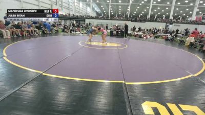 145 lbs Mackenna Webster, Michigan Blue vs Jules Sitani, California Gold