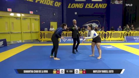 Mayleen Yandell Soto vs Samantha Char De La Riva 2025 Pan IBJJF Jiu-Jitsu No-Gi Championship