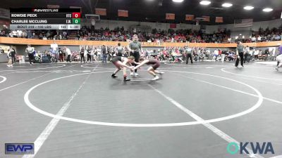 105 lbs Rr Rnd 1 - Rowdie Peck, Hinton Takedown Club vs Charlee McClung, Elgin Wrestling