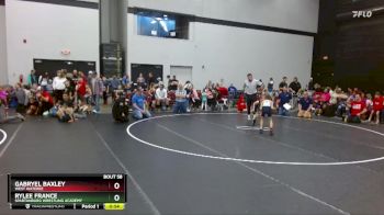 52 lbs Cons. Semi - RyLee France, Spartanburg Wrestling Academy vs Gabryel Baxley, West Wateree