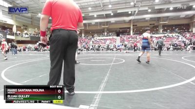 160 lbs Quarterfinal - Elijah Gulley, Lawrence Elite vs Mario Santana Molina, Wesley