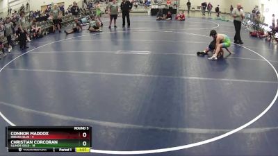 102 lbs Round 5 (6 Team) - Connor Maddox, Indiana Blue vs Christian Corcoran, Illinois Gold