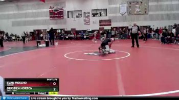 145 lbs Quarterfinal - Drayden Morton, Sibley East vs Evan Moscho, Rocori