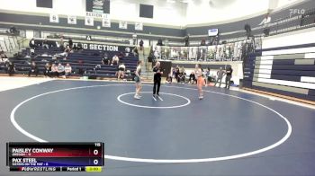 115 lbs Round 1 (4 Team) - Paisley Conway, Oregon vs Pax Steel, Sisters On The Mat