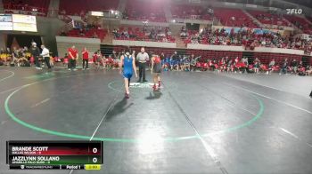 120 lbs Quarters & 1st Wb (16 Team) - Jazzlynn Sollano, Amarillo Palo Duro vs Brande Scott, Dallas Wilson