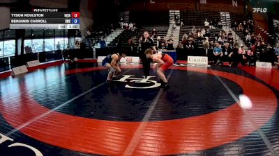 60kg Champ. Round 1 - Tyson Roulston, Unaffiliated (No Club Attachment) vs Benjamin Carroll, Spartan Wrestling Club