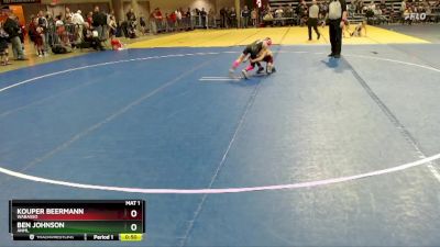 65 lbs Champ. Round 1 - Ben Johnson, ANML vs Kouper Beermann, Wabasso