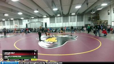 110 lbs Cons. Round 2 - Mikayla Hamilton, Sierra vs Jaylee Nily, La Junta