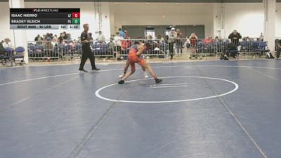 90 lbs Quarterfinal - Isaac Hierro, AZ vs Bradey Bleich, PA