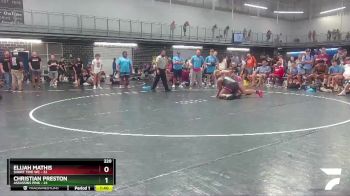 220 lbs Round 2 (6 Team) - Elijah Mathis, Short Time WC vs Christian Preston, Assassins Pink