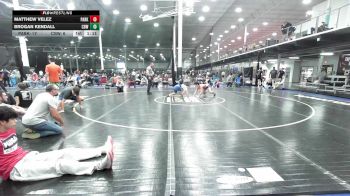 134 lbs Rr Rnd 3 - Matthew Velez, Parkland - HS vs Brogan Kendall, Central Bucks West - HS