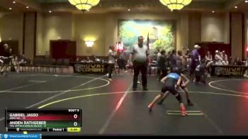 56 lbs Round 3 (6 Team) - Anden Rathgeber, The Untouchables Black vs Gabriel Jasso, Ares WC