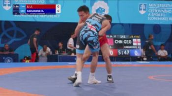 55 kg 1/8 Final - Jiale Li, China vs Koba Karumidze, Georgia