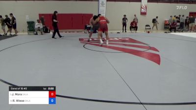 125 kg Consi Of 16 #2 - Juan Mora, Oklahoma Regional Training Center vs Ryder Wiese, Oklahoma Regional Training Center
