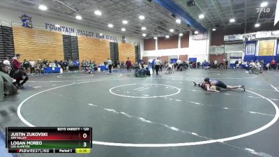 120 lbs Cons. Round 1 - Justin Zukovski, Simi Valley vs Logan Moreo, Los Alamitos