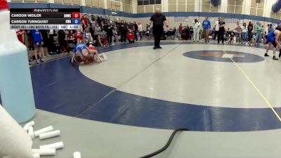 16U Boys FS - 113 lbs Semis - Carson Weiler, Batesville Bulldog Wrestling Club vs Carson Turnquist, Contenders Wrestling Academy
