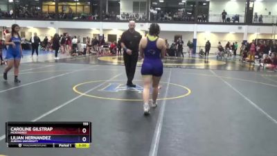 155 lbs Champ. Round 2 - Lilian Hernandez, Aurora University vs Caroline Gilstrap, McKendree