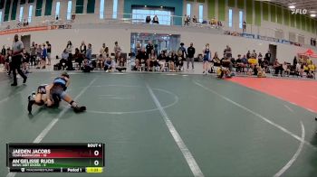 92 lbs Round 2 (6 Team) - An`gelisse Rijos, BHWC Dirt Divers vs Jaeden Jacobs, Team Barracuda