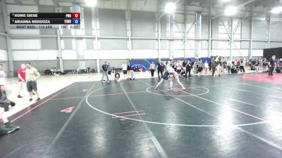 125 lbs Quarters - Korie Giese, Prometheus Wrestling Club vs Arianna Mendoza, Tri Cities Wrestling Club
