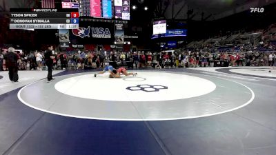 157 lbs Cons. Sub-rd Of 32 - Tyson Spicer, OH vs Donovan Symalla, CO