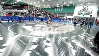132 lbs Cons. Round 4 - Joseph Whitford, Santiago Corona vs Trajan Cass, Paloma Valley