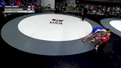 113 lbs Trevor Lambert, IEWA - Inland Empire Wrestling Association vs Solomon Strasburg, CMWA - Coastal Mountain Wrestling Association