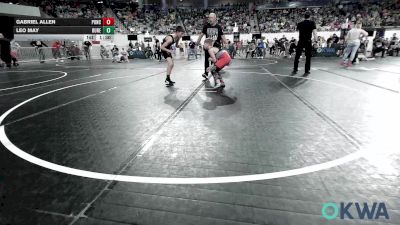 80 lbs Round Of 32 - Gabriel Allen, Ponca City Wildcat Wrestling vs Leo May, Runestone