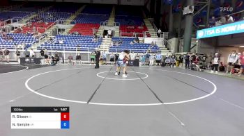 160 lbs Rnd Of 64 - Ryker Gibson, Idaho vs Noah Sample, Arkansas