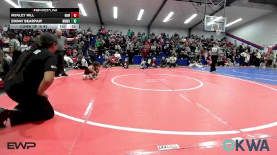 43 lbs Consi Of 16 #2 - Huxley Hill, Raw Wrestling Club vs Zoday Bearpaw, Warhorse Wrestling Club