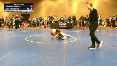 190 lbs 3rd Place Match - Caroline Hattala vs Lane Harrington, Contender Elite