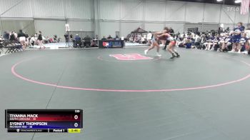 135 lbs Semis & 3rd Wb (16 Team) - Tiyanna Mack, South Carolina vs Sydney Thompson, Michigan Red