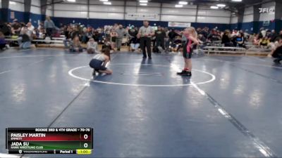 70-76 lbs Round 3 - Jada Su, Hawk Wrestling Club vs Paisley Martin, Emmett