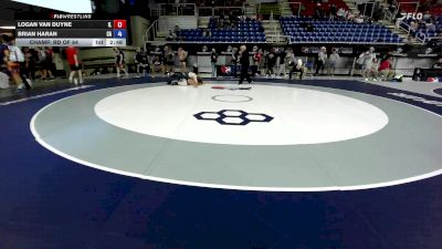 190 lbs Champ. Rd Of 64 - Logan Van Duyne, IL vs Brian Haran, CA