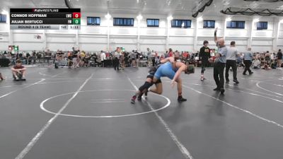 150 lbs Round 4 (6 Team) - Julian Bertucci, Freakztyle Wrestling vs Connor Hoffman, Leps WC
