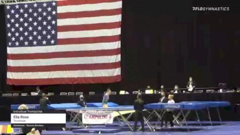 Ella Rose - Individual Trampoline, Technique - 2021 USA Gymnastics Championships