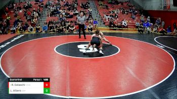 160 lbs Quarterfinal - Ryan Celaschi, Frazier vs Lamech Albers, Corry Area Hs