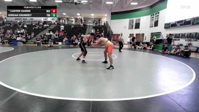 190 lbs Cons. Semi - Jordan Krumrey, Thoroughbred Wrestling Academy vs Carter Harms, Maysville