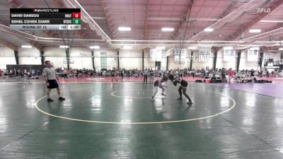 138 lbs Round Of 16 - David Dansou, UNATTACHED vs Eshel Cohen Zamir, Beat The Streets