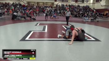 JV-26 lbs 7th Place Match - Beckett McDonald, Linn-Mar vs James Corio Garcia, Xavier, Cedar Rapids