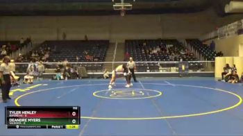 132 lbs Placement Matches (8 Team) - Tyler Henley, Buford HS vs Deandre Myers, Valdosta